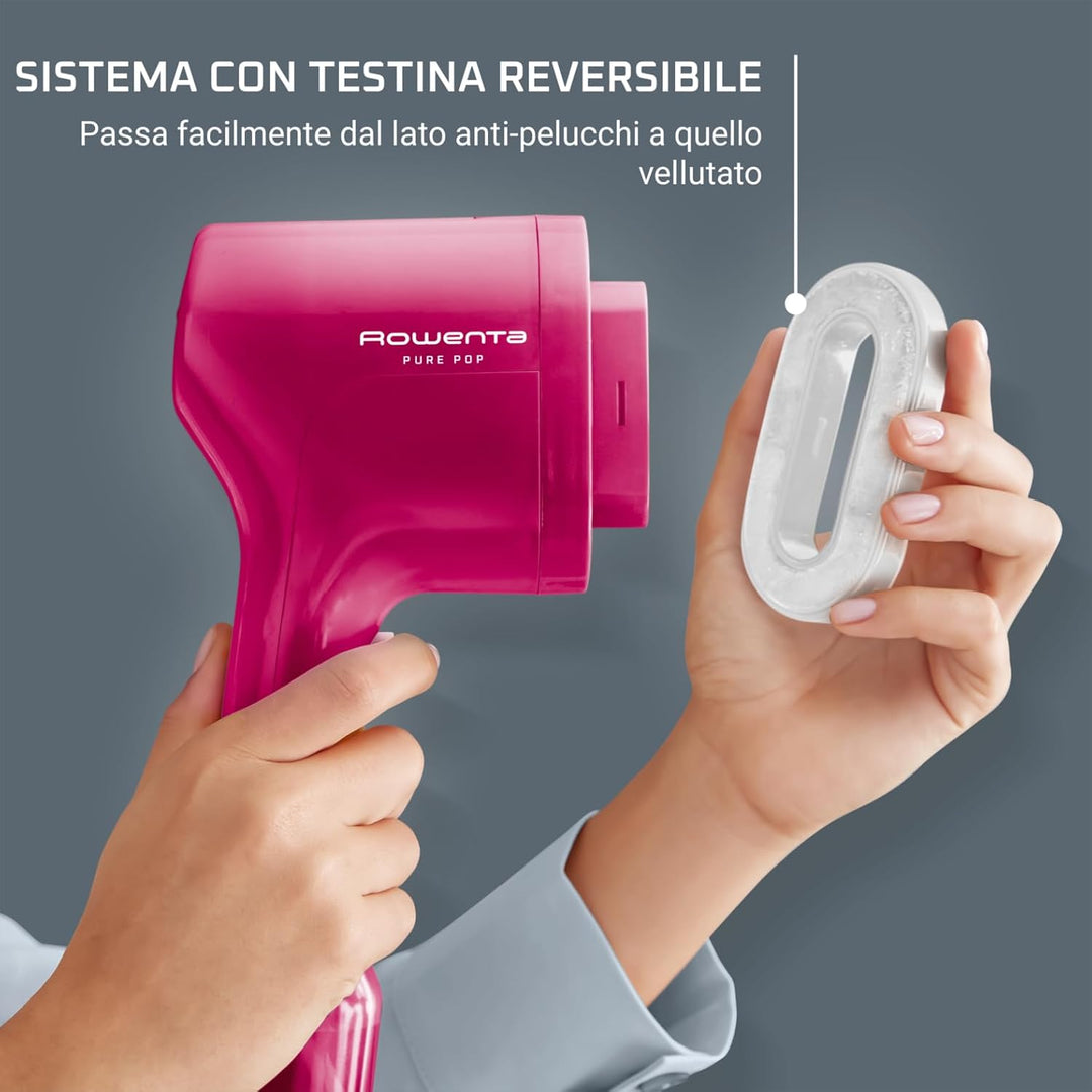 Rowenta Pure Pop DR2023 Vertikales Dampfbügeleisen, tragbar, zum Bügeln und Desinfizieren Ihrer Haar