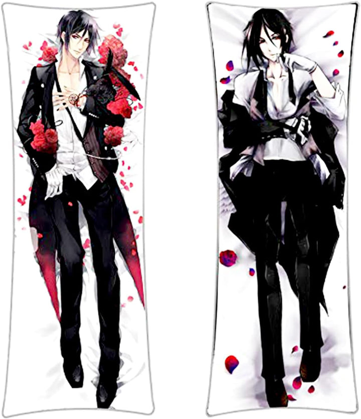 CoolChange Sebastian Michaelis Umarmungskissen Bezug | Dakimakura Kissenbezug für Black Butler Fans