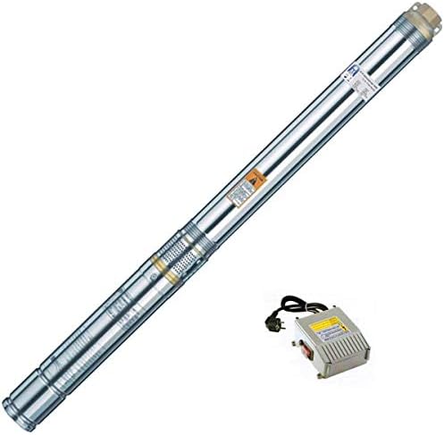 Agora-Tec® AT- 3" Brunnenpumpe 550W mit 30 m Kabel Edelstahl-Tiefbrunnenpumpe mit max: 7,9 bar, 3200