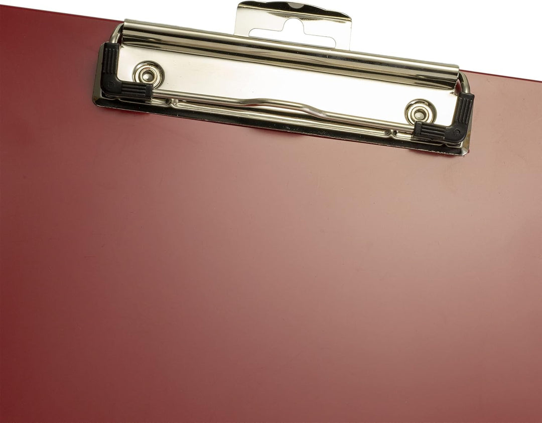 Officemate Recycled Plastic Clipboard, Letter Size, Red, Pack of 6 (83083) rot, rot
