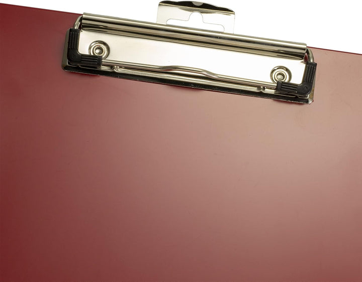 Officemate Recycled Plastic Clipboard, Letter Size, Red, Pack of 6 (83083) rot, rot