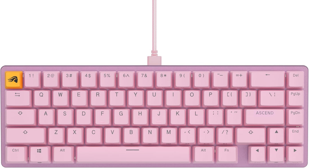 GLORIOUS Gaming GMMK 2 Compact (65%) - Mechanisches Gaming-Keyboard, Aluminiumrahmen, anpassbar, Dou