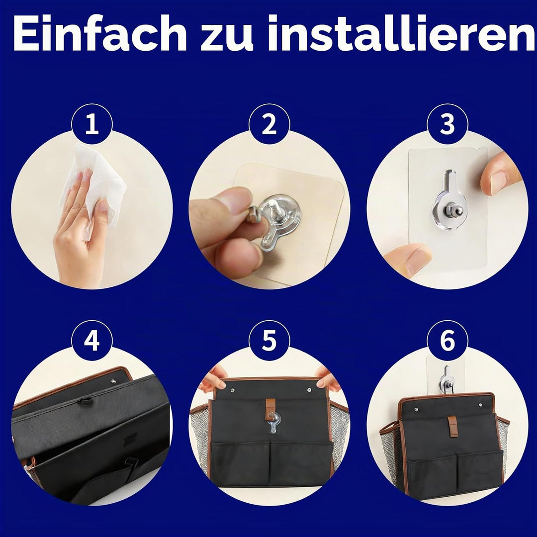Wohnmobil Organizer 2 Stück, Faltbarer Hängeorganizer Ohne Bohren, Wohnwagen Deko Aufbewahrung Campi