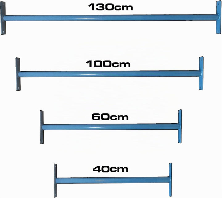 TURNSTANGE RECKSTANGE 40-180 cm KLETTERSTANGE KLIMMZUGSTANGE - BLAU, GRÜN ODER SCHWARZ (150 cm, Schw