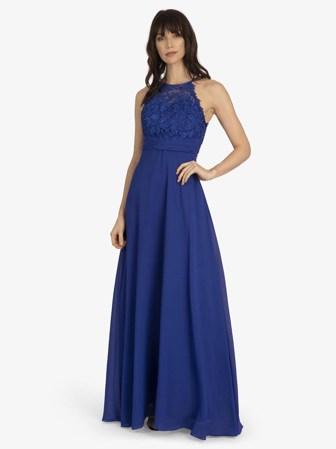 Damen Apart Abendkleid aus Chiffon und Spitze Special Occasion Dress, S Royal
