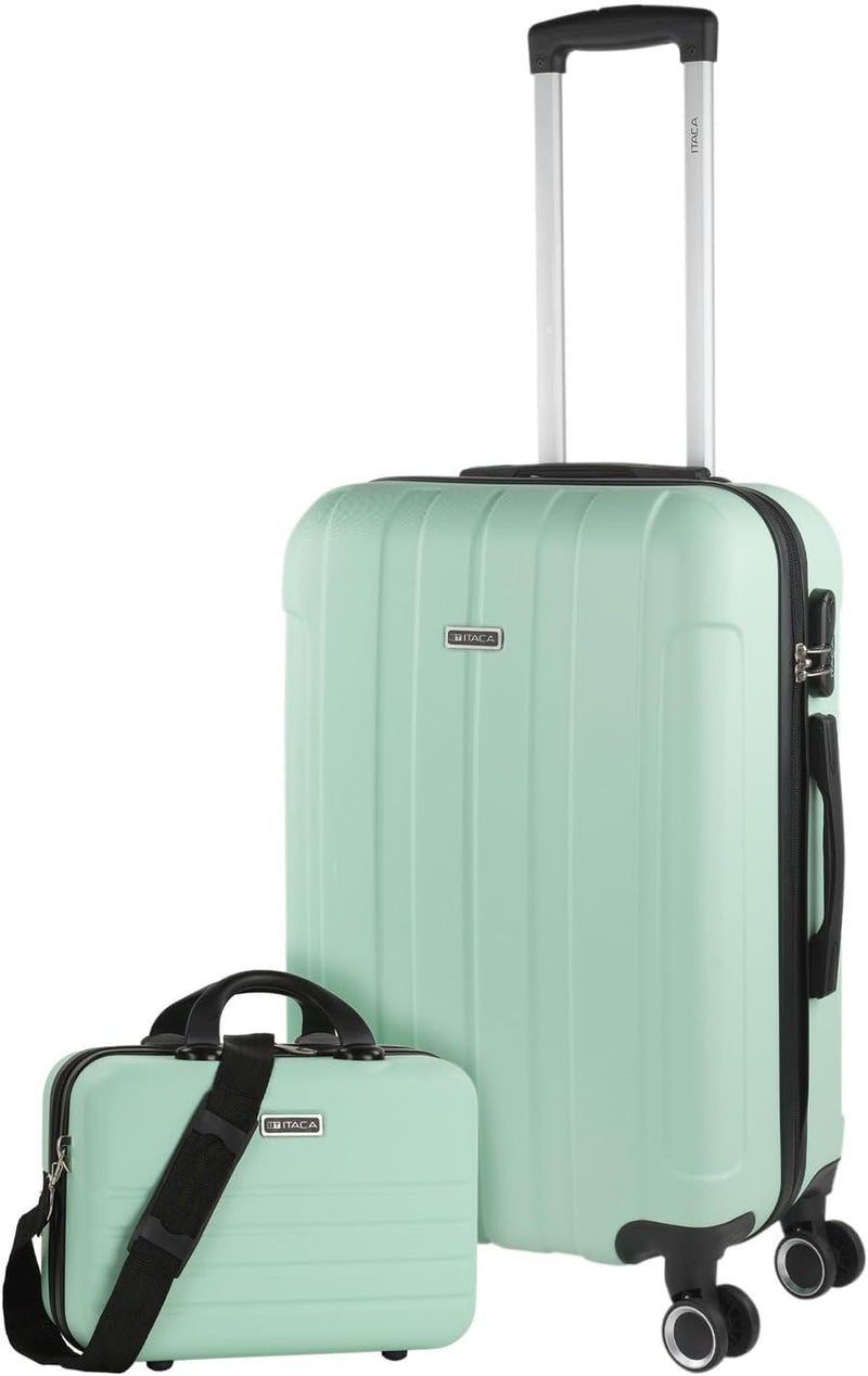 ITACA - Reisekoffer der Firma, Set mit 4 Rädern – Set Travel Cases ABS – Set Sturdy and Light Travel