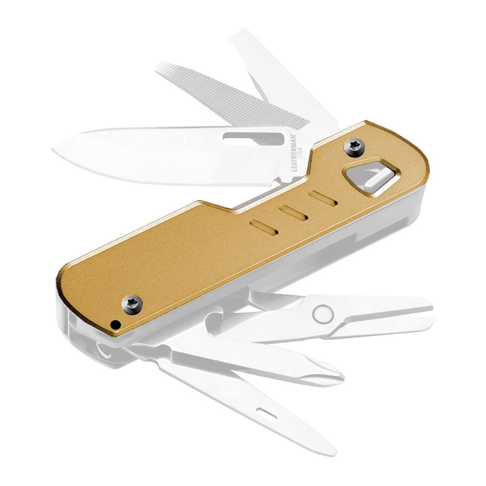 HorixGear 1 Paar Handle Patch Custom Messing Skalen für T4 Multitool (Messing) Brass, Brass
