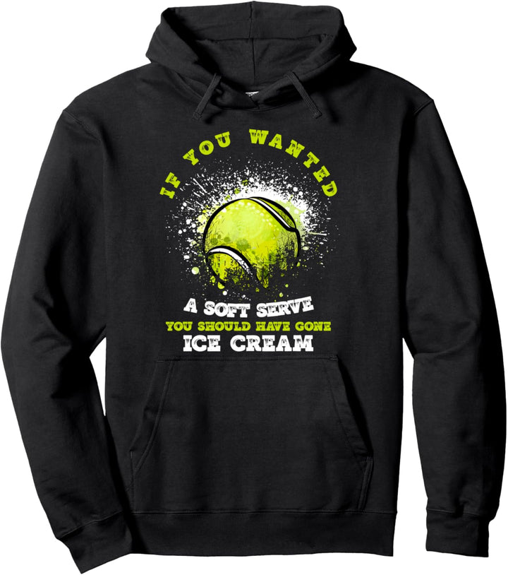 Tennisspieler Tennisplatz - Tennisball Tennis Tennisspieler Pullover Hoodie