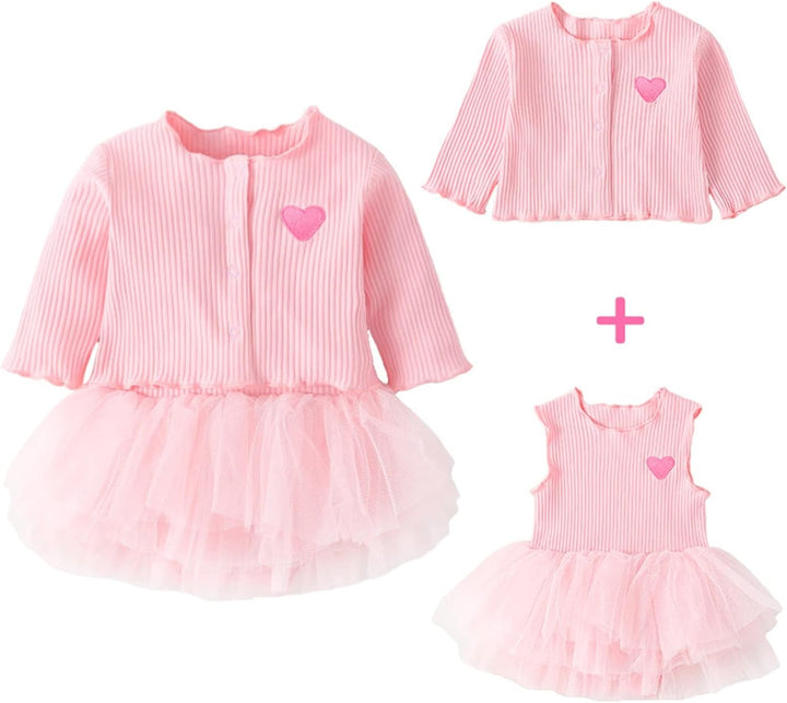 3959-Babys Neugeborenes Mädchen Jungen Stricken Gerippt Solide Frühling Winter Langarm Strickjacke S