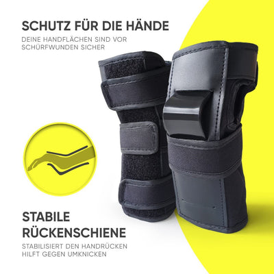 Liebkern Skate Protektoren Set für Erwachsene & Kinder [unisex] - Ideal für Inliner, Skateboard, Sco