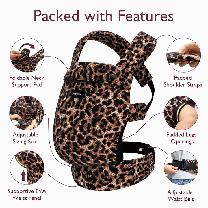 Momcozy Babytrage – Baby Carrier für Kleinkind (3-20 kg) · Ohne Einsätze · Ergonomische M-Trage · X-