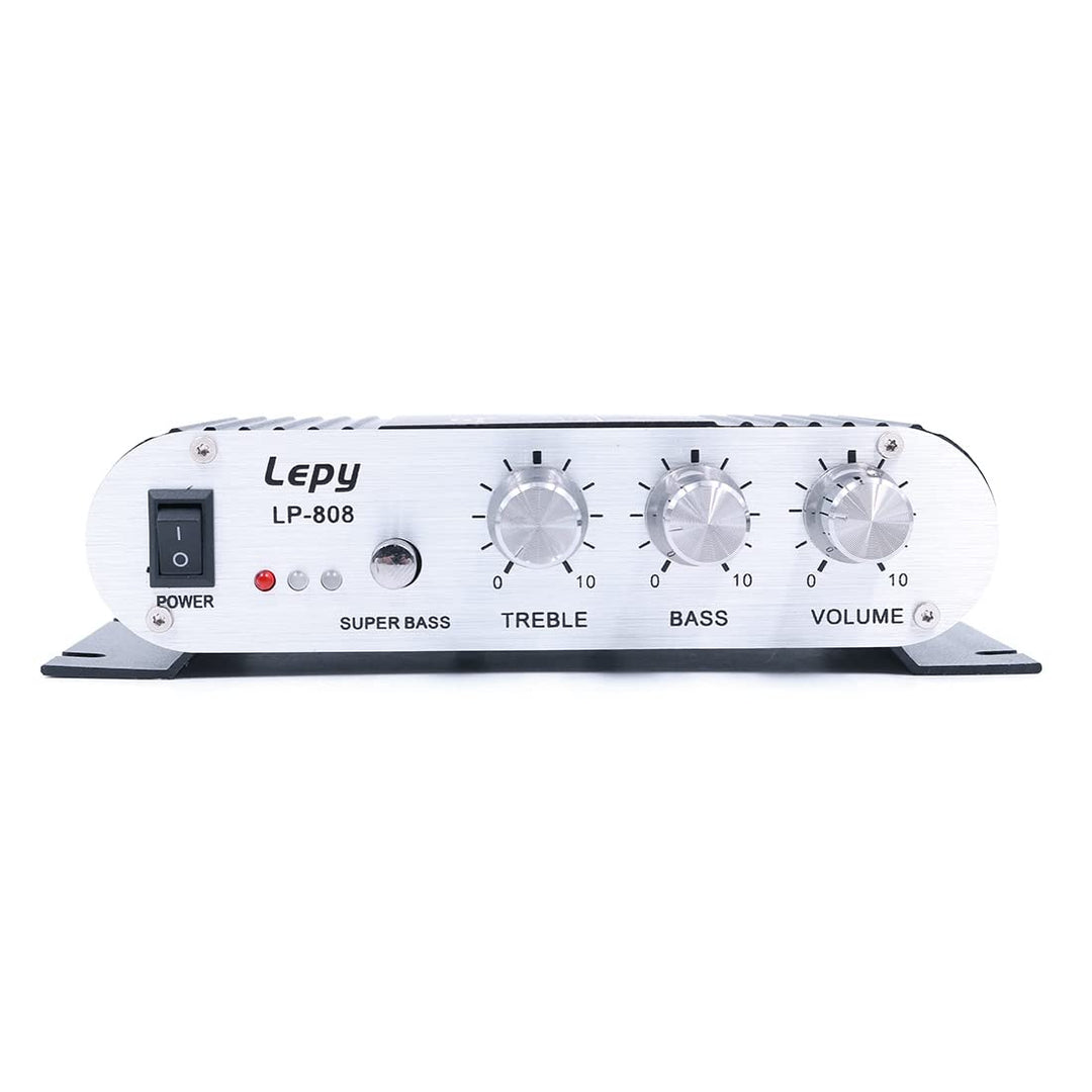 DollaTek LP-808 12V MiNi Tragbarer kabelgebundener HiFi-Verstärker mit 3A-Netzteil für Autotelefon z