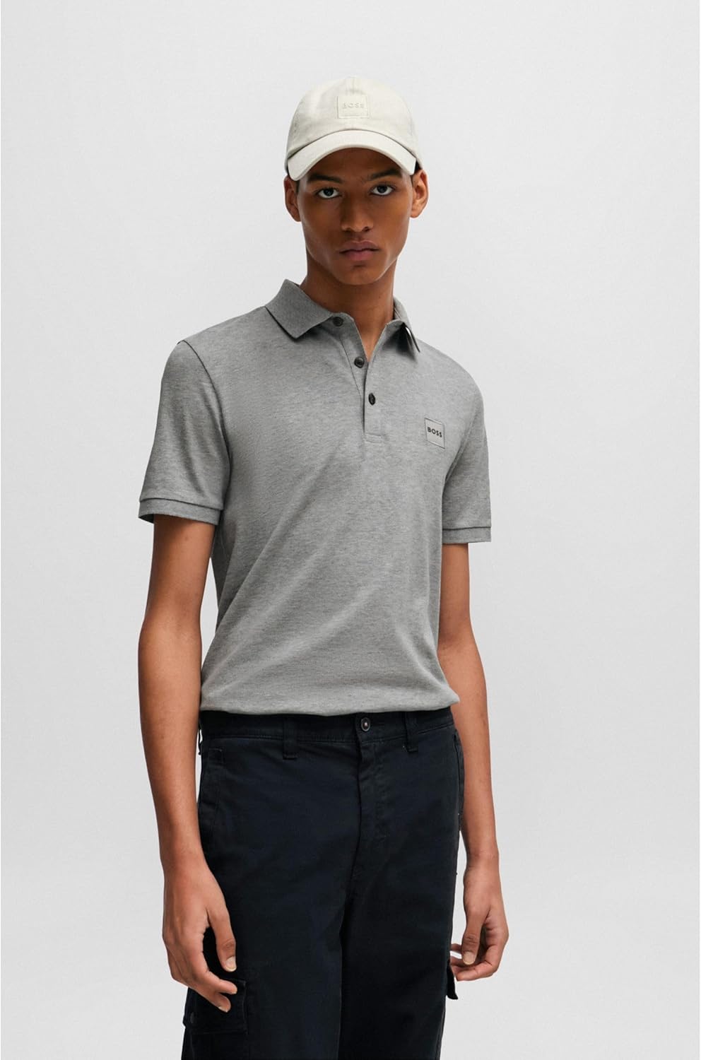 BOSS Herren Passenger Polohemd XXL Light/Pastel Grey51, XXL Light/Pastel Grey51