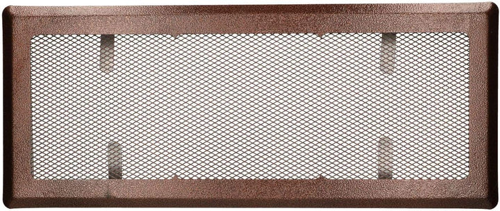 KOTARBAU Luftgitter 16 x 45 cm Kupfer - Antik Kamingitter Ofengitter Lüftungsgitter Warmluftgitter K