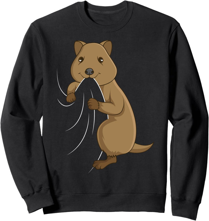 Quokka Kinder Mädchen Damen Sweatshirt