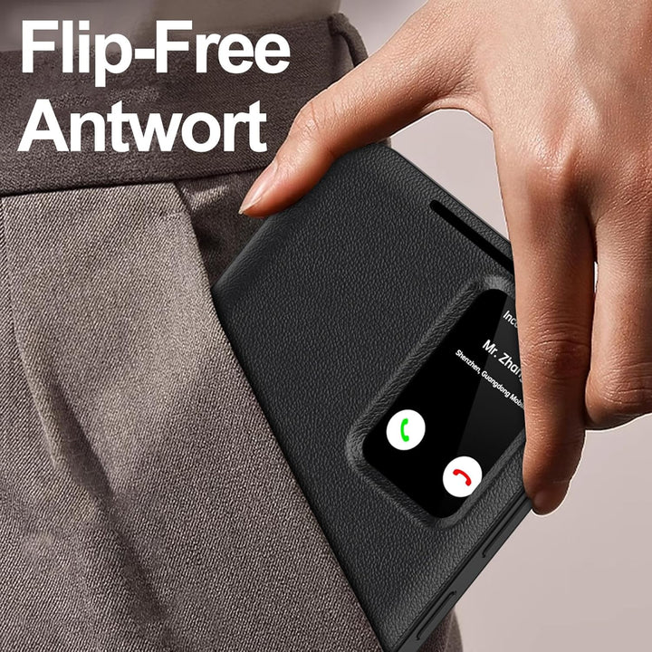für Samsung S24 Plus Smart View Hülle, Wallet Smartphone Case, für Samsung Galaxy S24 Plus Handyhüll