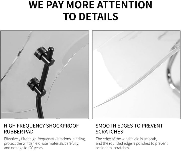 Scooter Windschutzscheibe Flyscreen Deflectors Visier für Vespa Primavera 50 125 150 Primavera 50 Pr