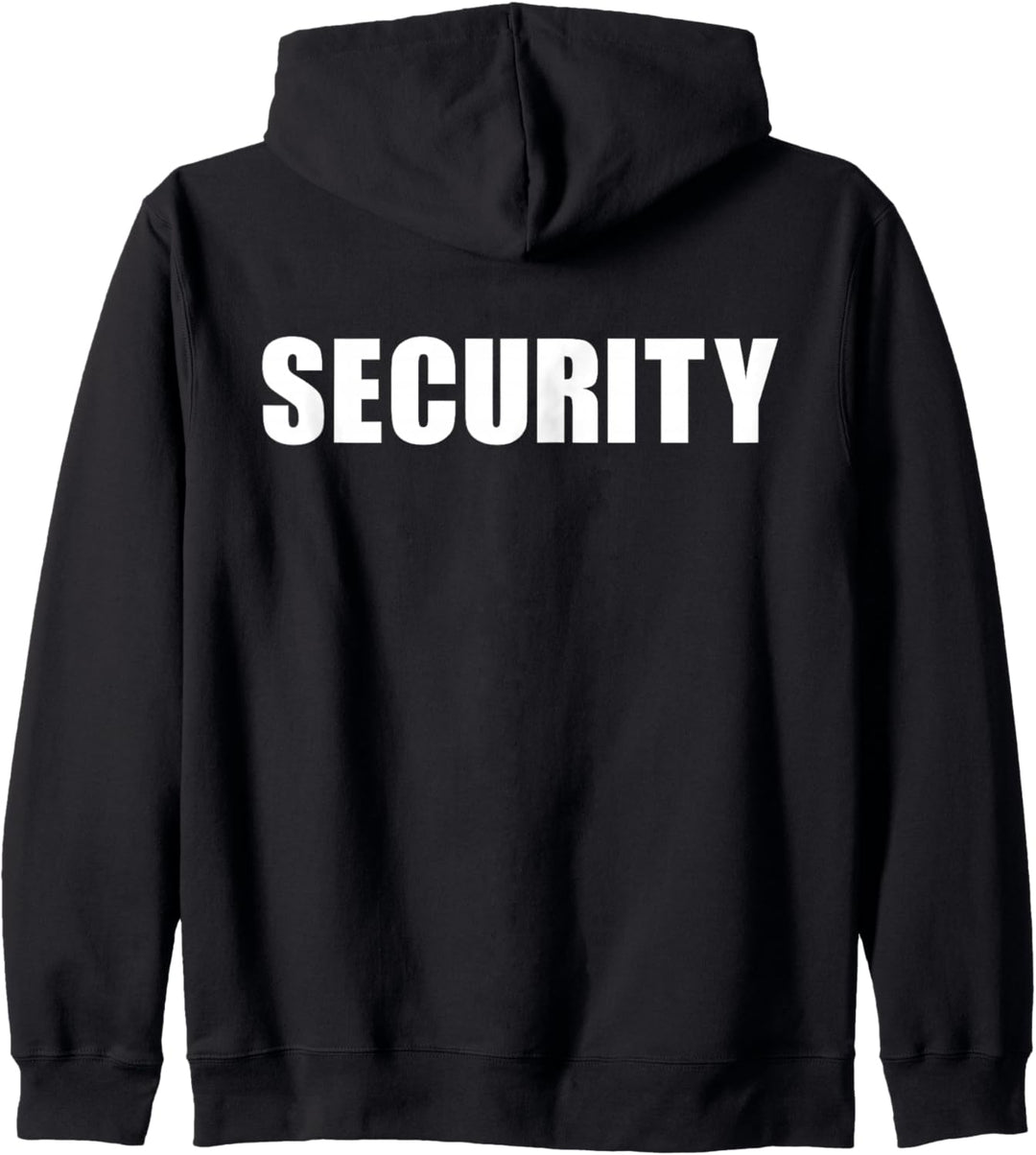 SECURITY Sicherheitsdienst Bekleidung Wachdienst Front Back Kapuzenjacke