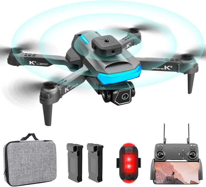 OBEST Drohne mit Kamera 4K, Faltbare RC FPV Drone | Hindernisvermeidung, One Key Start/Landen, Headl