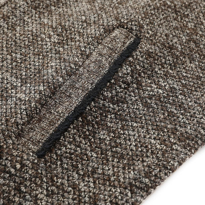 YOUTHUP Herren Weste Fleece Fütterung Winter Frühling Strickjacke Ärmellose Fleecejacke Stehkragen S