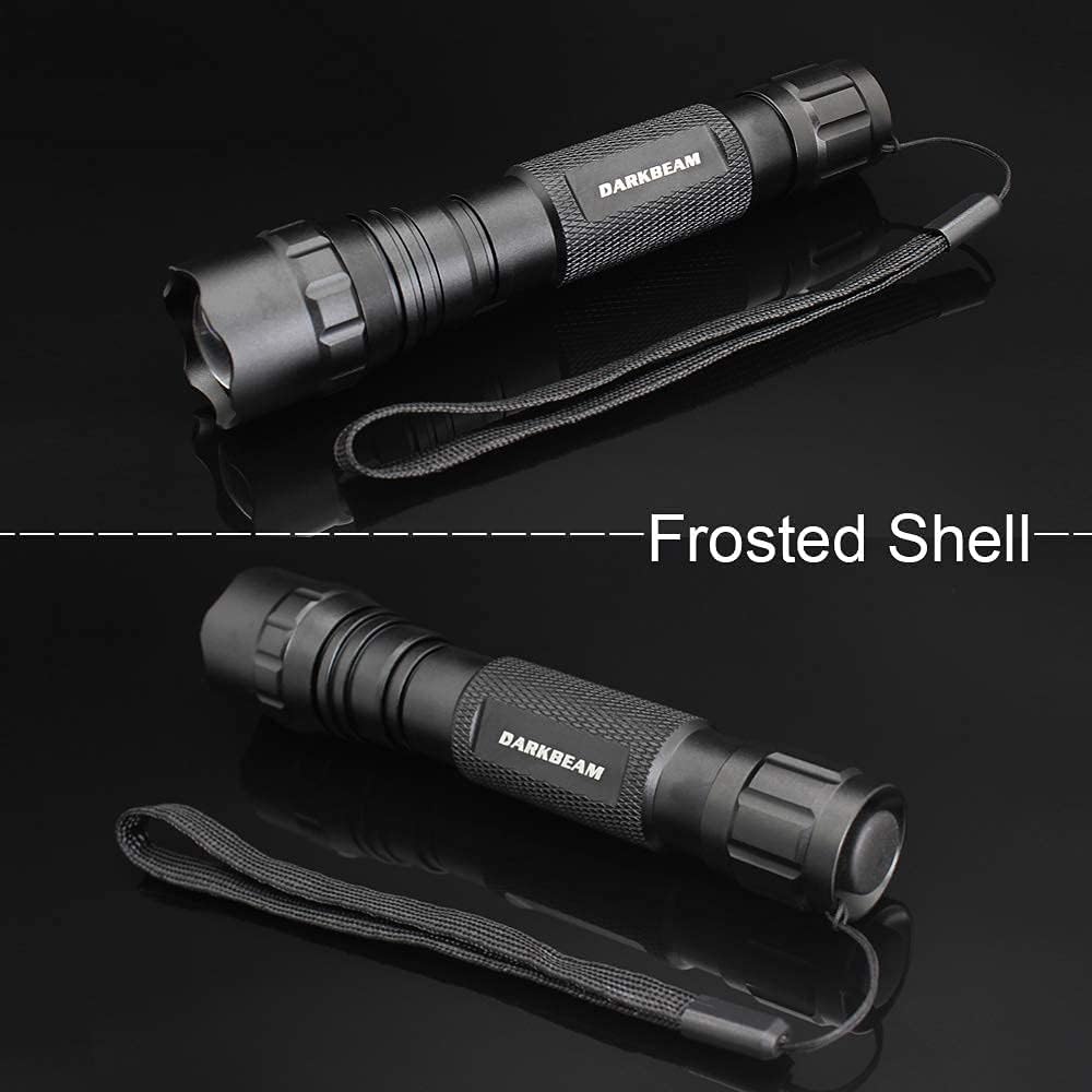 DARKBEAM Grünes licht Taschenlampe Taktische LED Aufladbar USB, 501BS hohe Lumen Zoomable Grüne Tasc