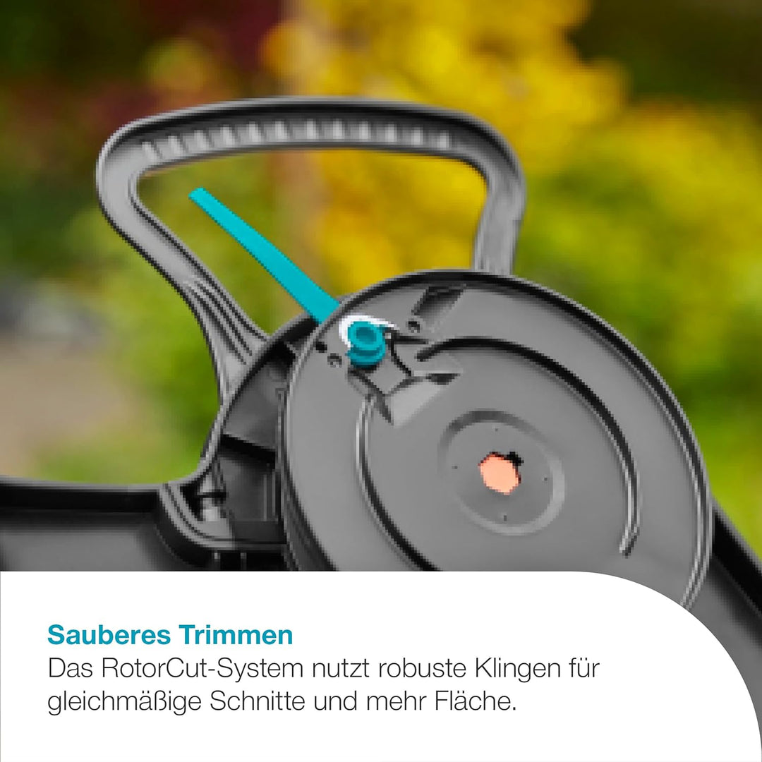 Gardena Akku-Trimmer ComfortCut 23/18V P4A Ready-To-Use Set: Rasentrimmer mit 230 mm Schnittkreis, T