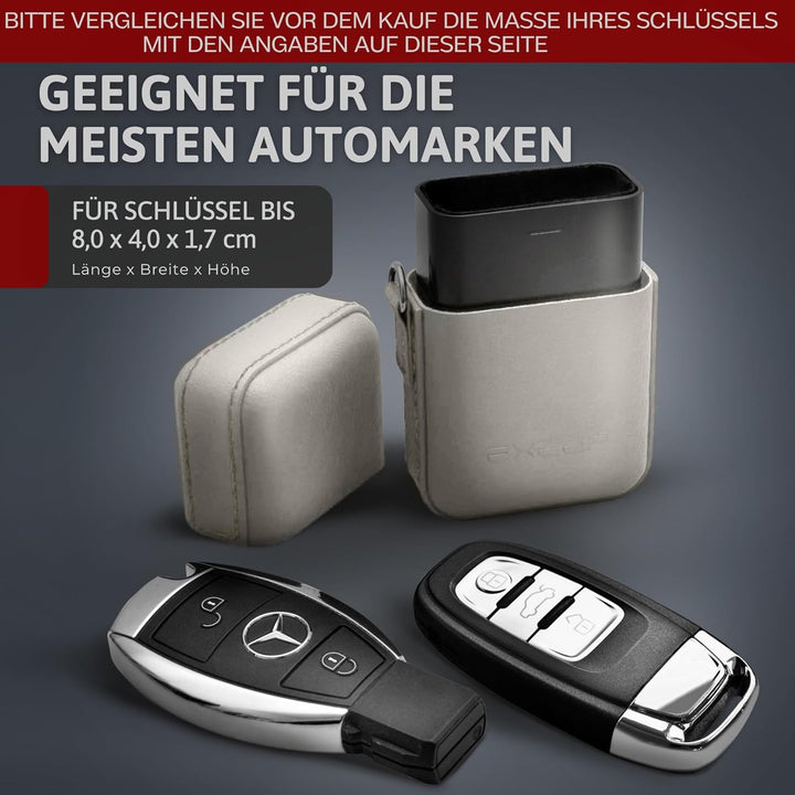 EXEEP® Keyless Go Schutz Autoschlüssel - TÜV geprüft - Zuverlässige Funkschlüssel Abschirmung - RFID