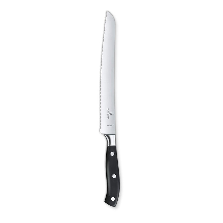 Victorinox, Grand Maître, Profi Brot- und Konditormesser, Extra Scharfe Klinge, Wellenschliff, 23 cm