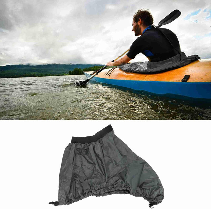 Keenso Kajak-Sprührock, Verstellbarer Kajak-Sprührock Nylon-Kajak-Sprührock wasserdichte Abdeckung W