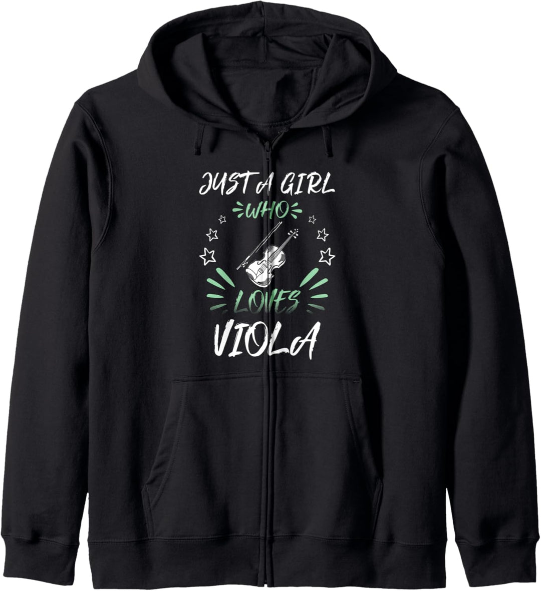 Just A Girl Who Loves Viola Kapuzenjacke