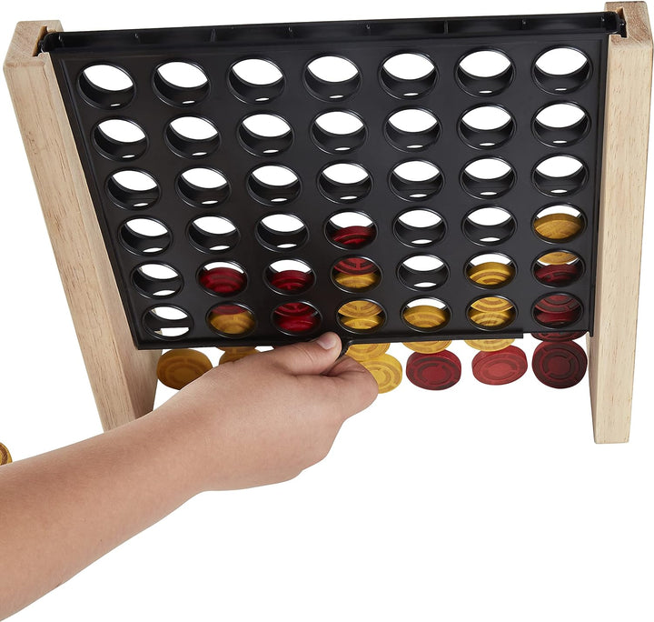 Hasbro Gaming 4 gewinnt Rustic Woods, Gelbe, Ab 6 Jahren geeignet Vier gewinnt Rustic Woods, Vier ge