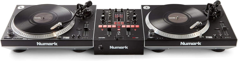 Numark Scratch - Zweikanal DJ Scratch Mixer mit Serato DJ Pro, Innofader Crossfader, DVS-Lizenz, 6 D