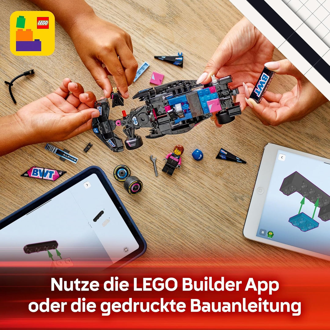LEGO Speed Champions BWT Alpine F1 Team A524 Rennauto - Spielzeug mit Formel 1 Minifigur zum Sammeln