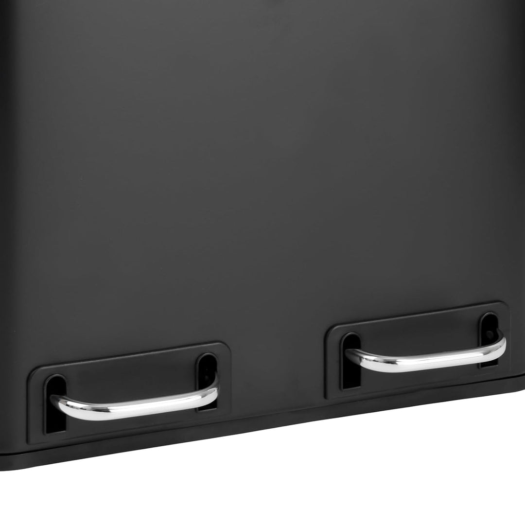 SVITA TM2X15 Treteimer 30 Liter Abfalleimer Mülleimer Design Mülltrennung Papierkorb Küchen-Ordnung