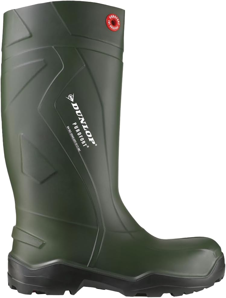 Dunlop C762933 S5 PUROF+ Unisex-Erwachsene Langschaft Gummistiefel 39 EU Grün, 39 EU Grün