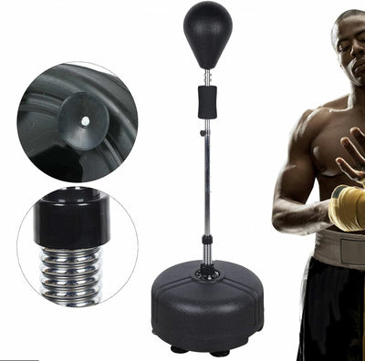 Punchingball Erwachsene Boxtraining Freistehender Standboxsack Höhenverstellbarer Stehend 120-160cm