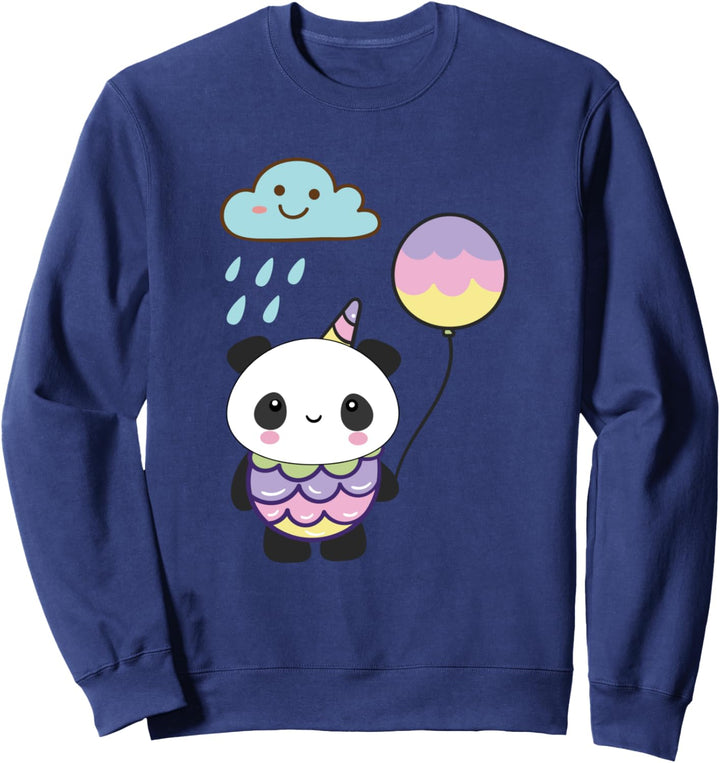Kawaii Panda Einhorn Wolke Japan Anime Fan Geschenk Kawaii Sweatshirt