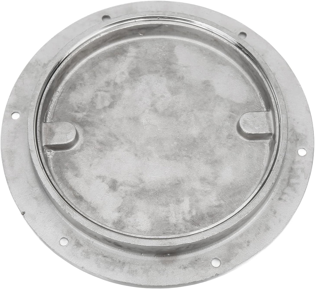 Inspektionsluke, Inspektionsplatte aus Edelstahl Wasserdicht Vorgebohrte Deckplatte Rund 157mm/6in f