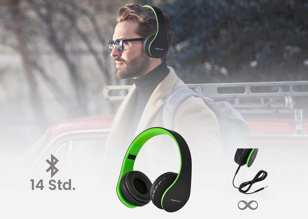 PowerLocus P1 Bluetooth Kopfhörer Kabellos, Wireless 5.3 Bluetooth Kopfhörer Over-Ear, Over Ear Kopf