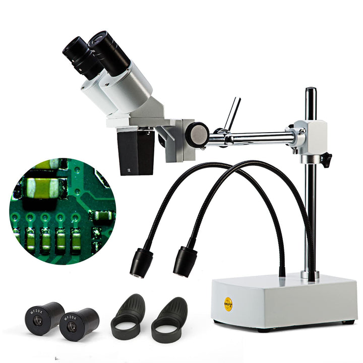 SWIFT Optical Professionelles Niveau 10X / 20X-Vergrösserung Binokulares Stereo-Mikroskop mit Weitwi