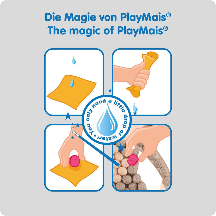 Playmais MOSAIC Dream Mermaid Kreativ-Set zum Basteln für Kinder ab 5 Jahren | Über 2.300 Stück &amp; 6