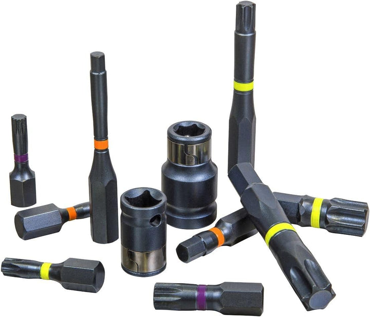 Sealey AK21902 Impact TRX-Star*/Hex/Spline Bit-Set, 28-teilig