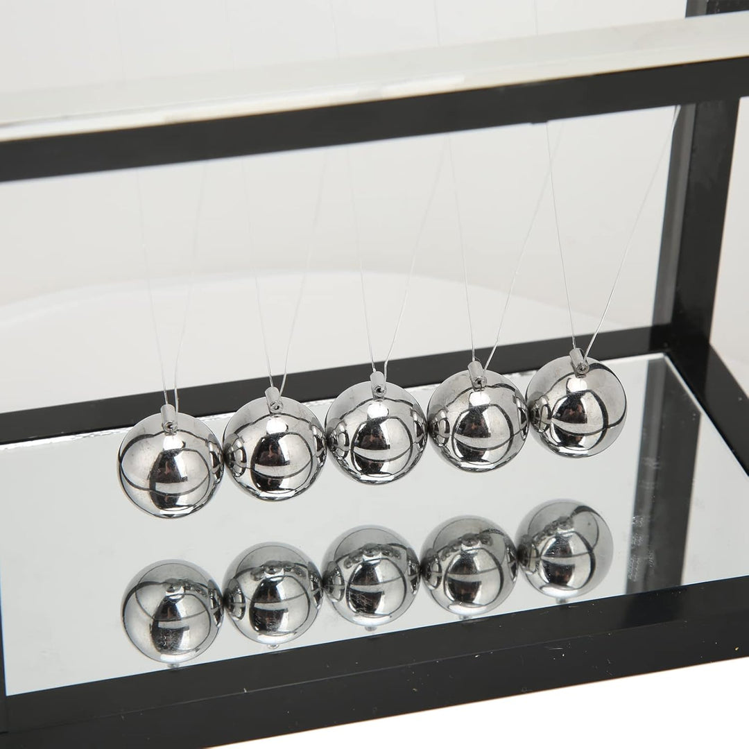 Newton Pendel Schaukel Spielzeug Physik Wissenschaft Gross Newton Cradle Balance Balls mit 5 Eisenku