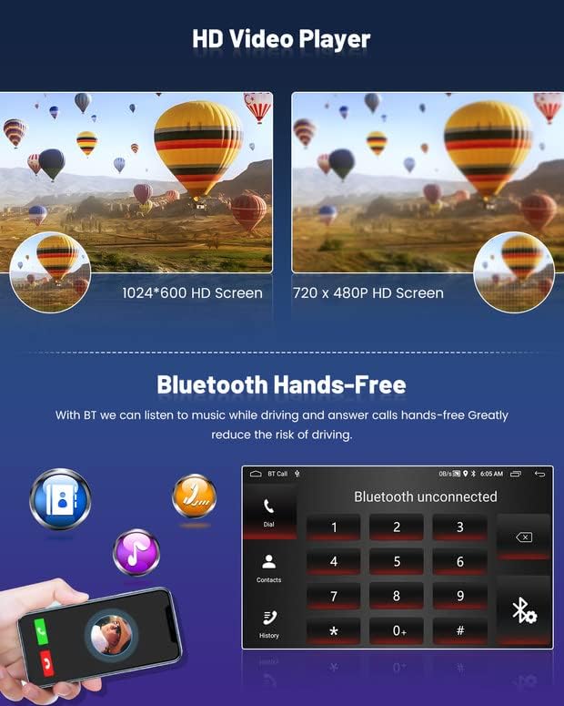 DAB 1G 32G Android 13 Autoradio mit Navi Für VW Touareg 2004-2011 Transporter Ts Multivan 2004-2009,