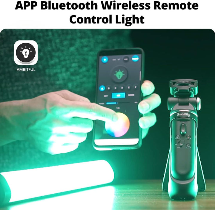 AMBITFUL A2 Vollfarbiges RGB-Röhrenlicht, CRI 95 TLCI 97 Genaue Farbe, 2500K-8500K, RGB CCT HSI Modu