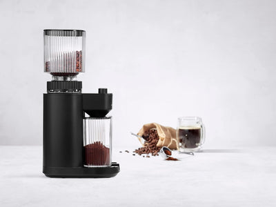 ZWILLING ENFINIGY Kaffeemühle für 1 - 12 Tassen, Elektrische Kaffeemühle mit aromaschonendem Kegelma