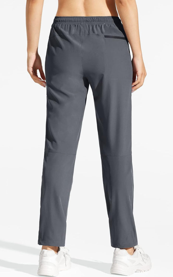 MOCOLY Damen Wanderhose Cargohose Wasserdicht Elastische Outdoorhose Cargo Jogginghose Trekkinghose
