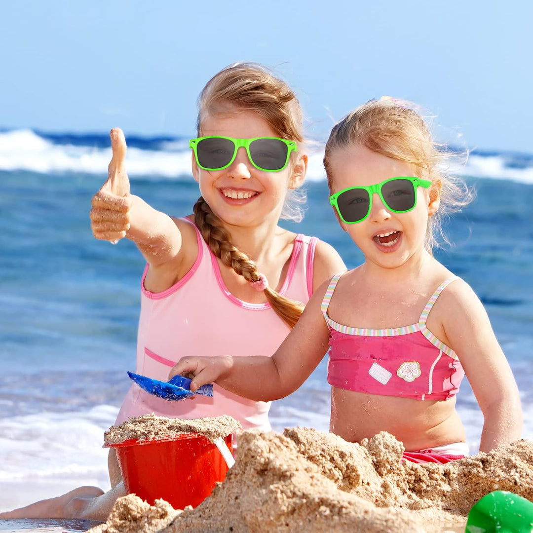 FEPITO 24er Pack Party Sonnenbrillen, Bulk für Kindergeburtstags Gastgeschenke, Tütenfüller für Stra