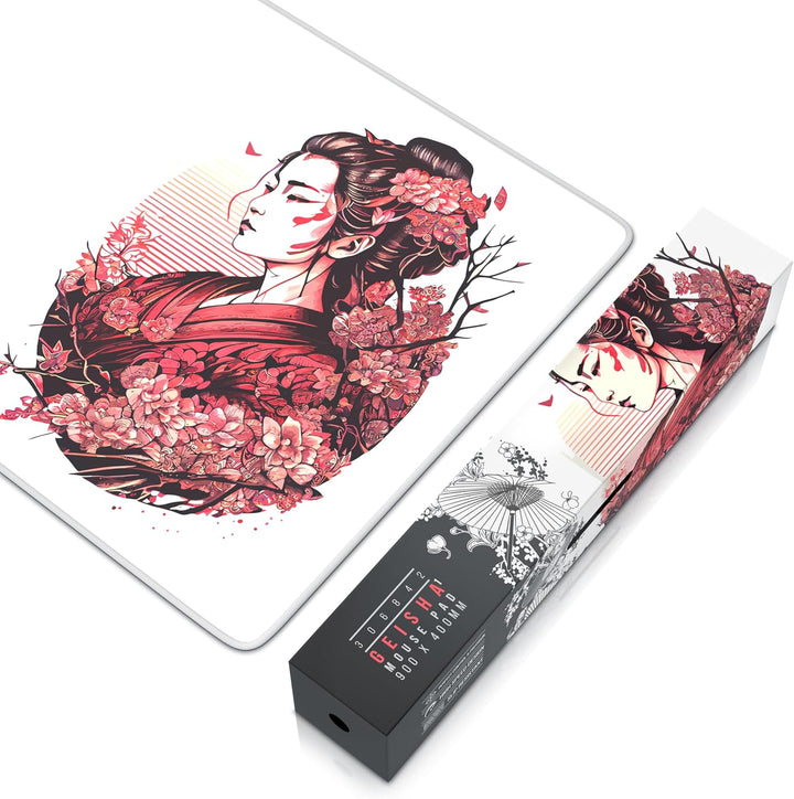 TITANWOLF - XXL Speed Gaming Mauspad 900 x 400mm - XXL Mousepad - Tischunterlage Large Size - verbes