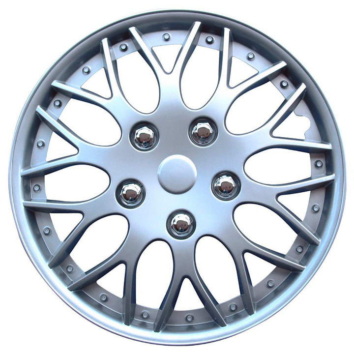 AUTO-STYLE Satz Radzierblenden Missouri 14-Zoll Silber 14-inch Silber, 14-inch Silber